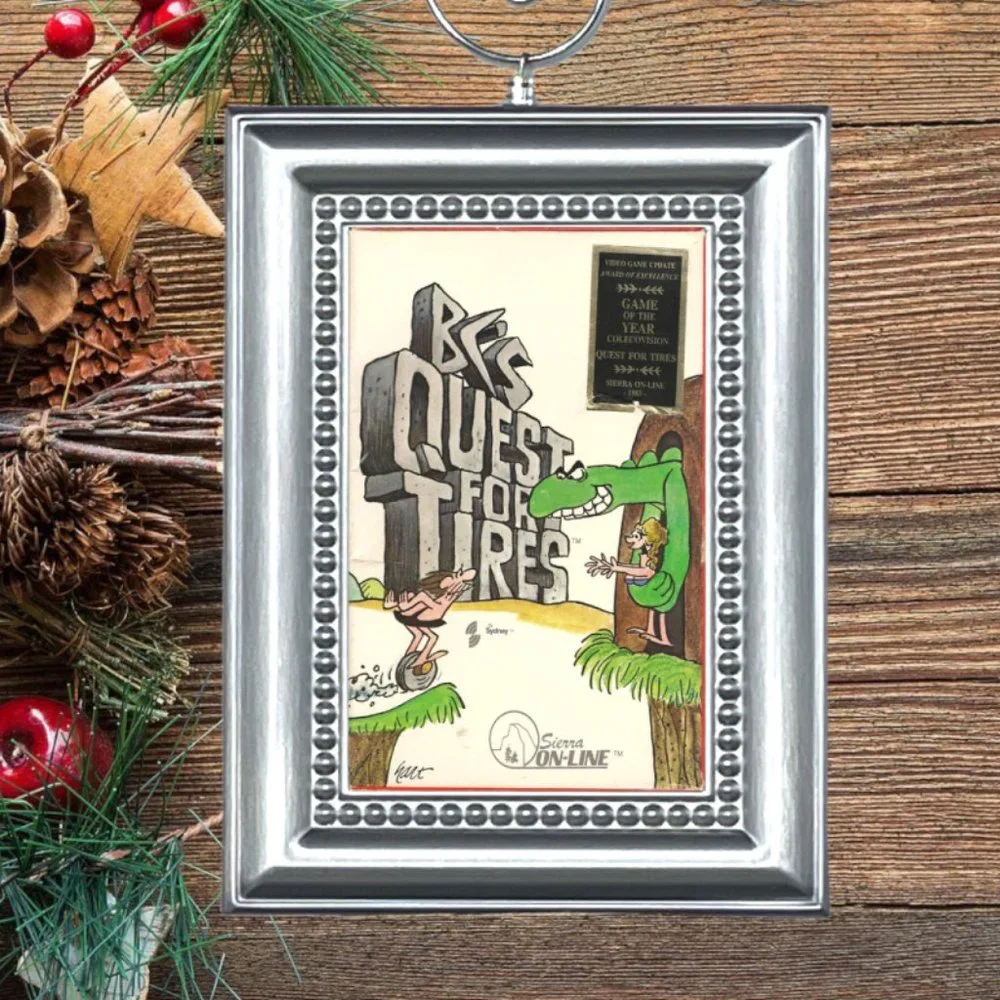 ColecoVision BC's Quest For Tires Video Game Memorabilia Christmas Tree Ornament